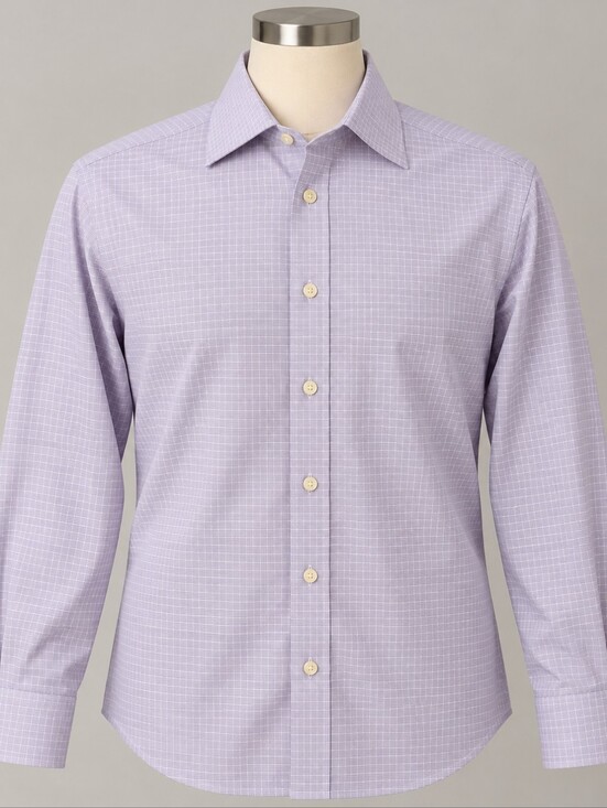 Brooks Brothers Other - Brooks Brothers Regent Lavender Check Dress Shirt Men’s 17 34/35